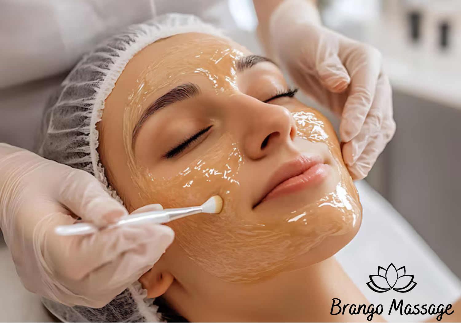 Golden Face Mask - Brango Massage